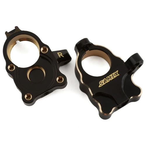 Samix FCX24 Brass Heavy Steering Knuckle (Black) (2)