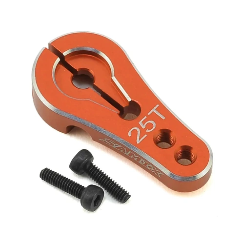 Samix Aluminum Clamp Lock Servo Horn (25T) (Orange)