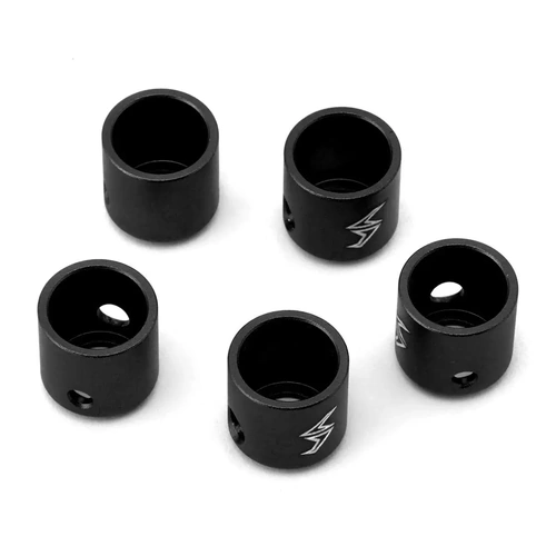 Samix SCX10 Pro Aluminum Driveshaft Cups (Black) (5)