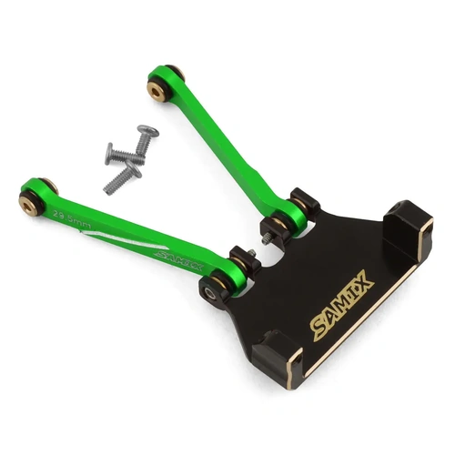 Samix SCX24 Brass Servo Mount & Aluminum 4-Link w/29.5mm Links (Green)