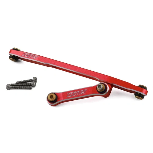 Samix SCX24 Aluminum Steering Link Set (Red)