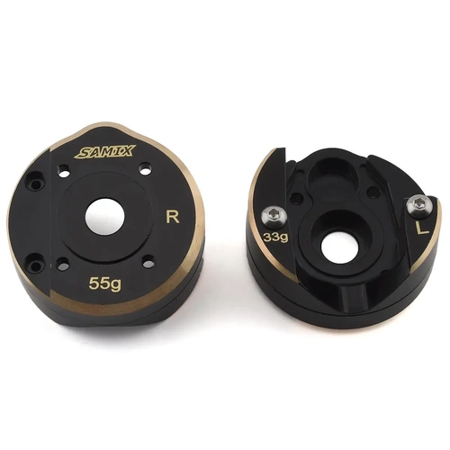 Samix SCX10 III/Capra Brass Portal Cover Combo Set (55g/33g)