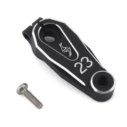 Samix SCX10 III Aluminum Clamp Lock Servo Horn (23T) (Black)