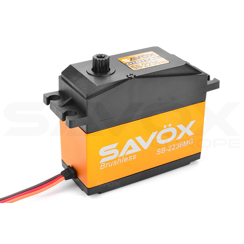 Savox - Servo - SB-2236MG - Digital - High Voltage - Brushless Motor - Metal Gears 1/5 Scale