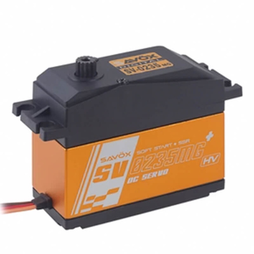 Savox SV-0235MG "Super Speed" Steel Gear Digital 1/5 Scale Servo (High Voltage) - SAV-SV0235MG