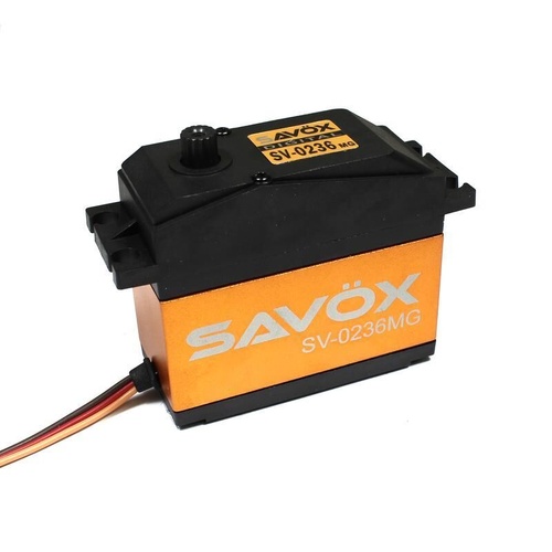 Savox SV-0236MG "Super Torque" Steel Gear Digital 1/5 Scale Servo (High Voltage) - SAV-SV0236MG
