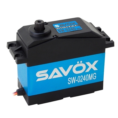 Savox SW-0240MG "Super Speed" Waterproof Digital 1/5 Scale Servo (High Voltage) - SAV-SW0240MG