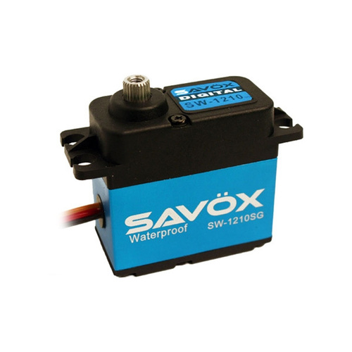 Savox SW-1210SG "Tall" Waterproof Aluminum Case Digital Steel Gear Servo - SAV-SW1210SG