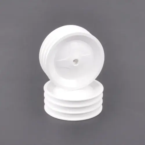 Schumacher Front Wheels White (pr) - TC,CC,PC - SCH-U7597
