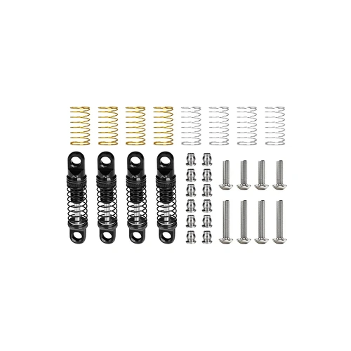 GPM Aluminium 22mm Adjustable Shocks 4Pcs - Black