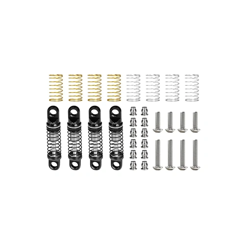 GPM Aluminium 22mm Adjustable Shocks 4Pcs - Silver