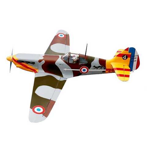 Seagull Models Dewoitine D-520 71inch 30cc ARF with Electric Retracts, Matte Finish