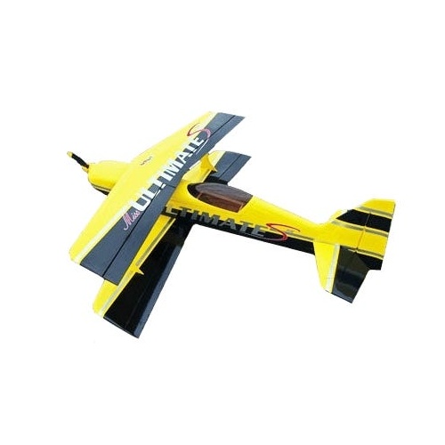 Sebart Miss Ultimate RC Bi-Plane, 50E ARF, Yellow Black