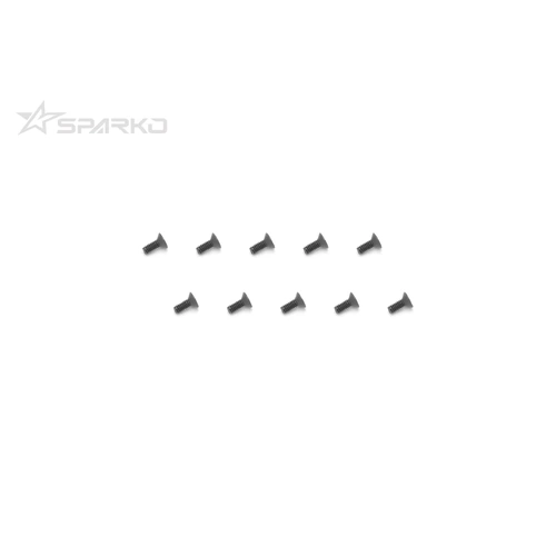 Flat Screw M2.0x4.6mm 1.5 Hex (10pcs)