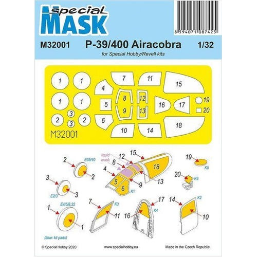 Special Hobby 1/32 P-39 Airacobra Mask