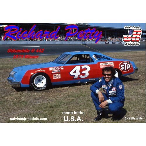 Salvinos J R RPO1979D 1/25 Richard Petty #43 Oldsmobile 442 Winner 1979 Plastic Model Kit