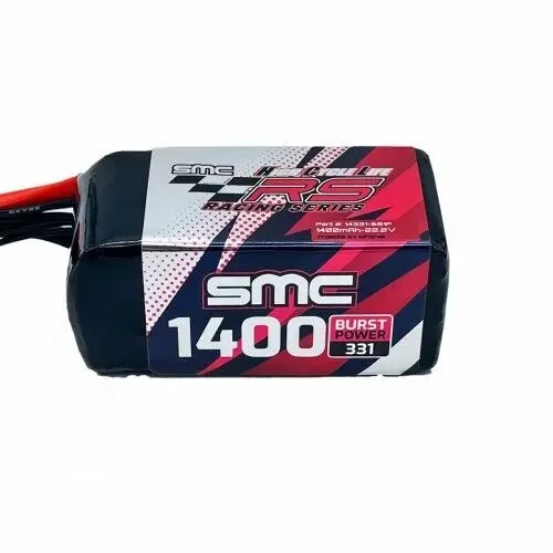 SMC HCL-RS 22.2V-1400mAh-FPV Racing Pack T Style connector - SMC-14331-6S1P-T