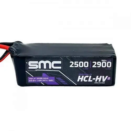 SMC HCL-HV2 Flight 22.8V 6S 2900mAh 90C XT90 - SMC-2990-6S1P-XT90