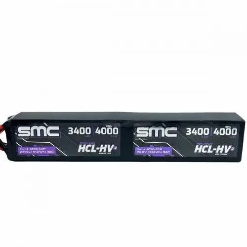 SMC HCL-HV2 Flight 45.6V 12S 4000mAh 90C Stick Pack - SMC-4090-12S1P-XT90