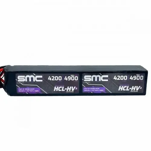SMC HCL-HV2 Flight 45.6V 12S 4900mAh 90C Stick Pack - SMC-4990-12S1P-XT90