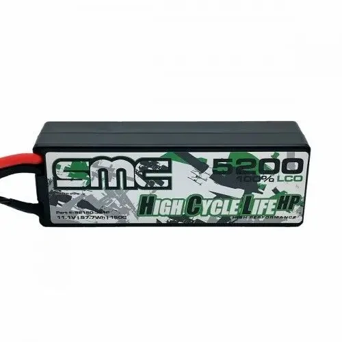 SMC HCL-HP 11.1V 5200mAh 150C Hardcase T Style Connector - SMC-52150-3S1P-T