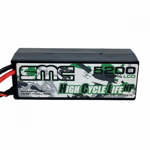 SMC HCL-HP 14.8V 5200mAh 150C Hardcase SC5 compatible with EC5/IC5 - SMC-52150-4S1P-SC5