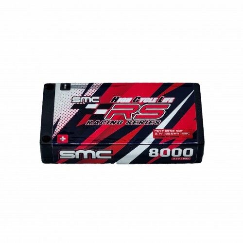 SMC HCL-RS 3.7V-8000mAh 150C 5mm Inboard Hardcase - SMC-80150-1S2P