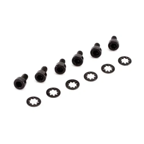 Spektrum Socket Head Metal Gear Servo Screws & Washers, 6pcs - SPMA4043