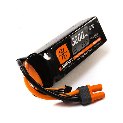 Spektrum 3200mah 6S 22.2v 30C Smart LiPo Battery with IC3 Connector - SPMX32006S30