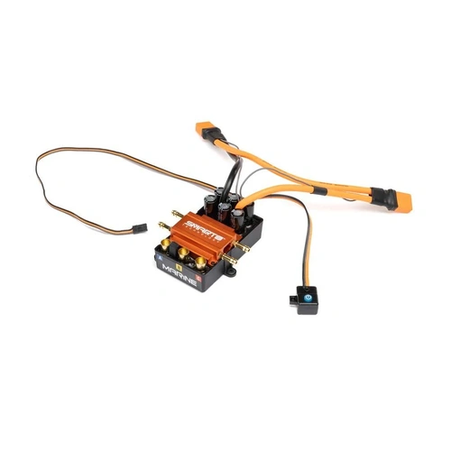 Spektrum 200A Brushless Marine Smart ESC, 12S, Super Sonicwake - SPMXME1200