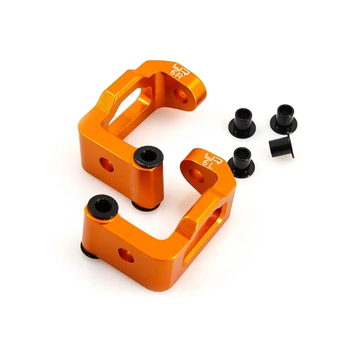 Yeah Racing HPI Sprint 2 Orange Aluminium Front Hub Carrier 2Pc