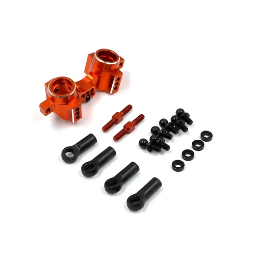 Yeah Racing Aluminium Rear Hubs 2Pcs - Orange