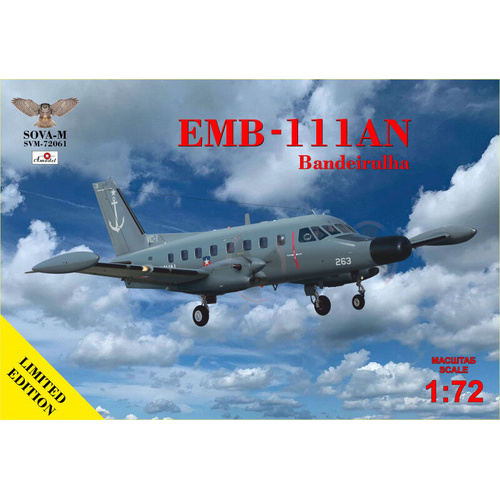 Sova-M 1/72 EMB-111AN "Bandeirulha"(Argentina/Chilean NAVY) Plastic Model Kit