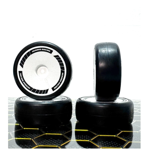 SWEEP 1/10 D-Series High-end compound 32 shore Pre-glued tires for Asphalt (4pcs) - SW-D-32R3PGS