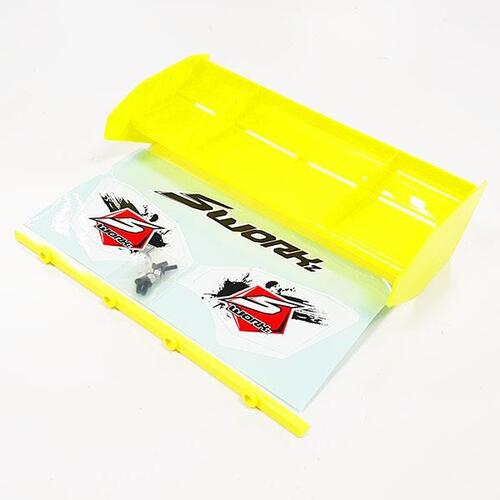 SWORKz 1/8 Off Road Yellow Formula Race Wing Kit with Origional Brand Decal