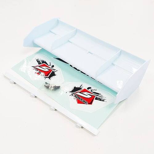 SWORKz 1/8 Off Road White Formula Race Wing Kit with Origional Brand Decal