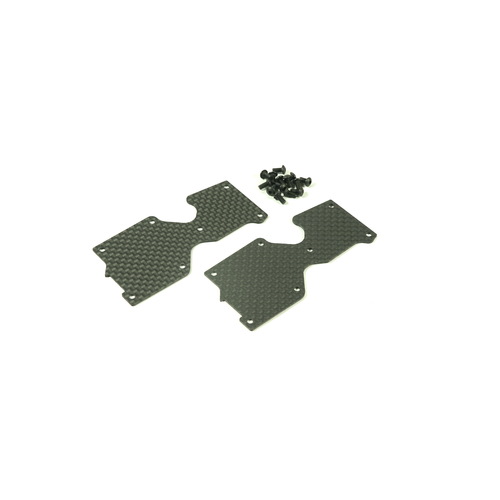 SWORKz Series Pro-composite Carbon Rear Lower Arm Cover Set (1mm)(2PC)