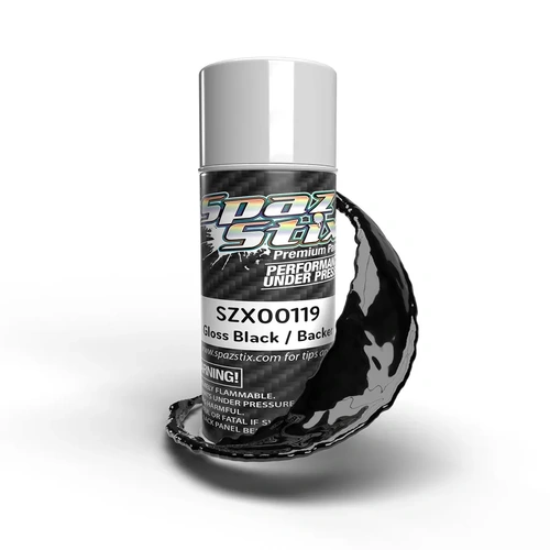High Gloss Black / Backer Paint Aerosol 3.5oz