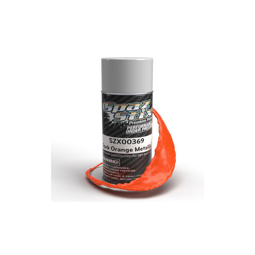 Dark Orange Metallic Aerosol Paint, 3.5oz Can