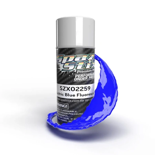 Electric Blue Fluorescent Aerosol Paint 3.5oz