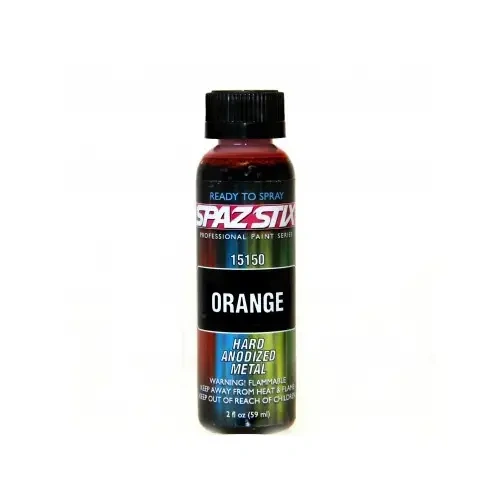 SPAZSTIX ORANGE AIRBRUSH PAINT 2OZ - SZX15150