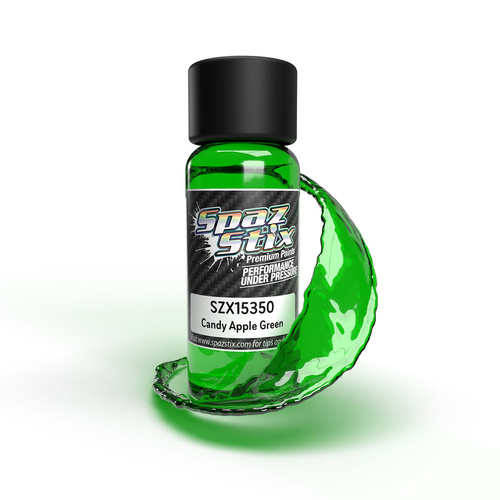 SPAZSTIX CANDY APPLE GREEN AIRBRUSH PAINT 2OZ - SZX15350