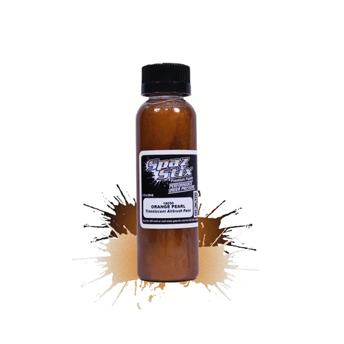 SPAZSTIX ORANGE PEARL AIRBRUSH PAINT 2oz - SZX16050