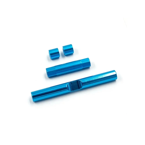 Yeah Racing Blue Aluminium Front & Rear Damper Brace