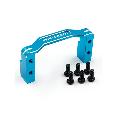 Yeah Racing Aluminium Servo Mount - Blue