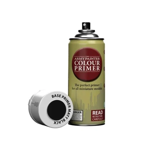 The Army Painter Base Primer Matt Black 400ml Spray Paint - TAPCP3001