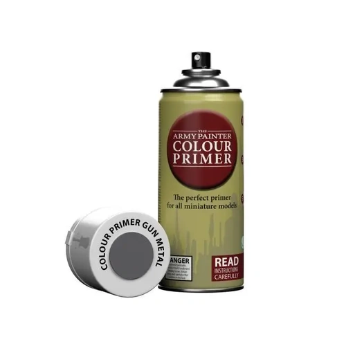 The Army Painter Colour Primer Gun Metal 400ml Spray Paint - TAPCP3025