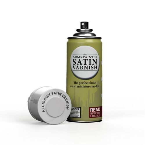 The Army Painter Base Primer - Aegis Suit Satin Varnish - 400ml Spray Paint