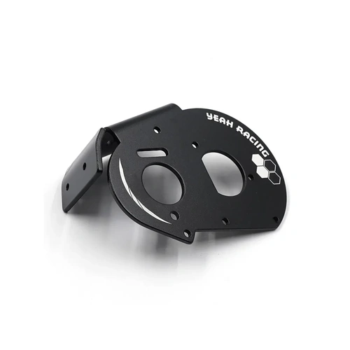 Yeah Racing Aluminium Motor Mount Plate - Black