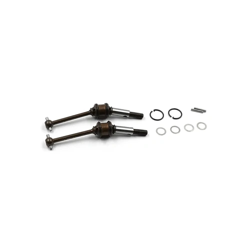 Yeah Racing Steel Spring Front Double Joint CVD Driveshafts 2Pcs